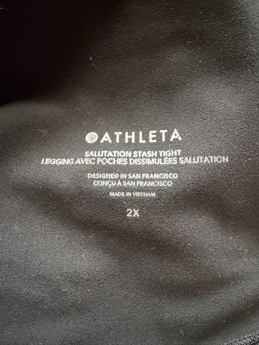 Athleta Black High-Rise Performance Leggings - Picture 3 of 3
